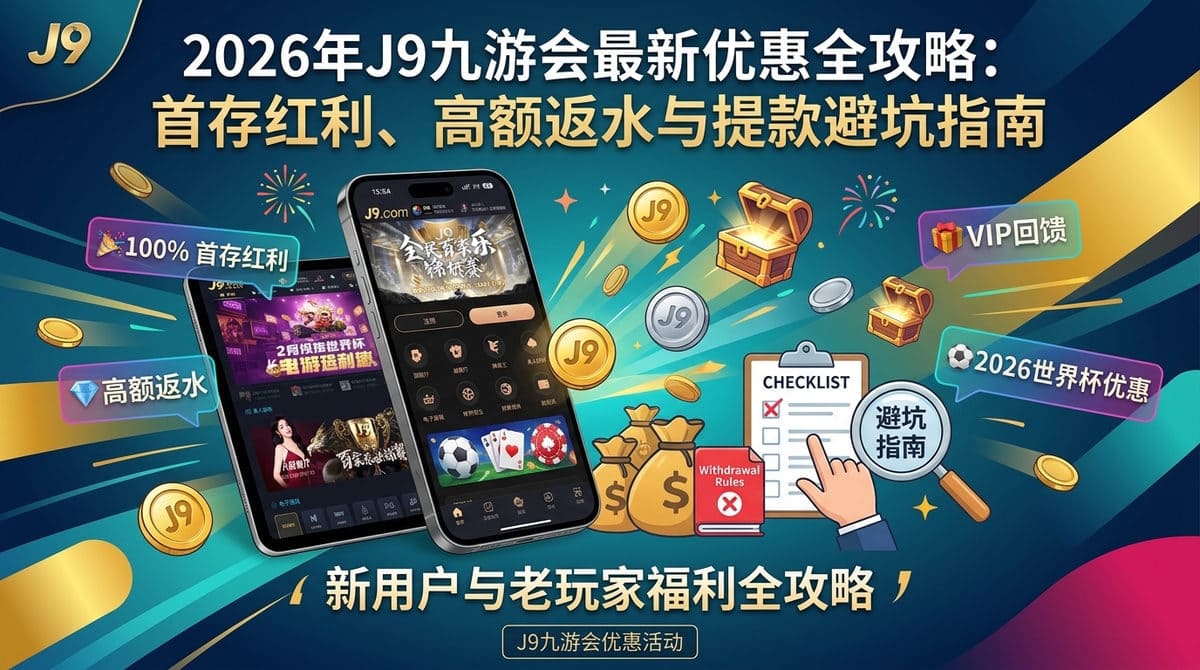2026年3月福利解析：J9九游会与2UP比特币首存与返水机制全指南