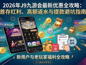 2026年3月福利解析:J9九游会与2UP比特币首存与返水机制全指南